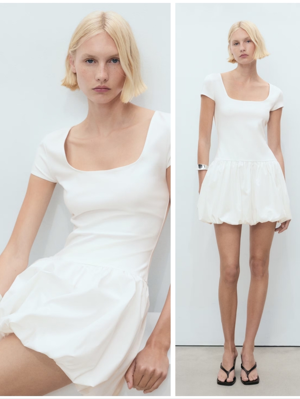 MANGO Combination Dress